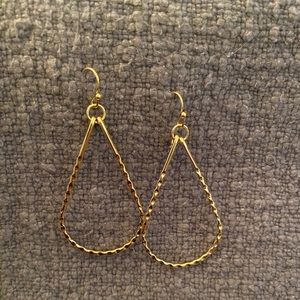 14k gold plated hoops